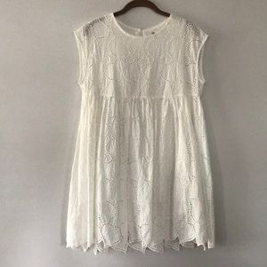 Altar’d State White Leaf Dress
